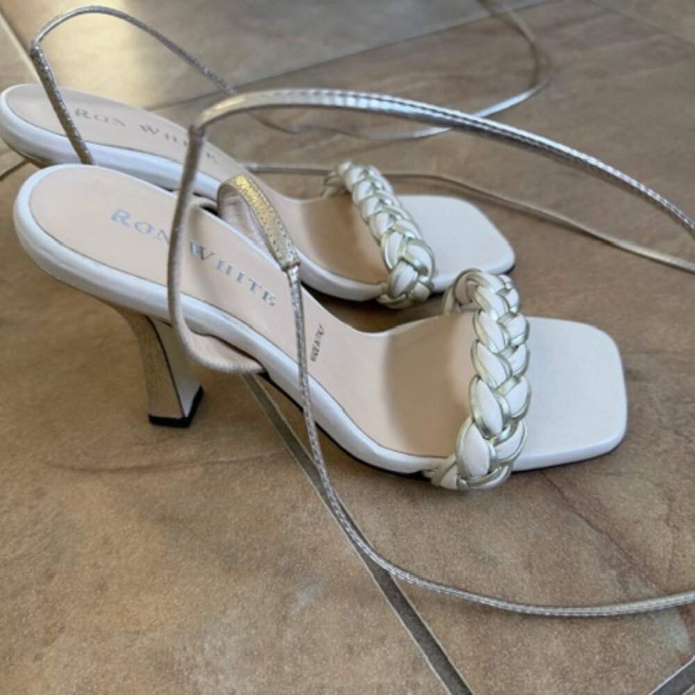 Ron White vanessa lace up sandals Gold